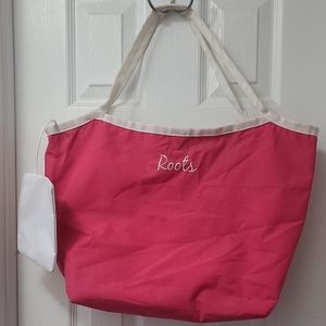 Preloved ROOTS beach/shoulder/tote bag